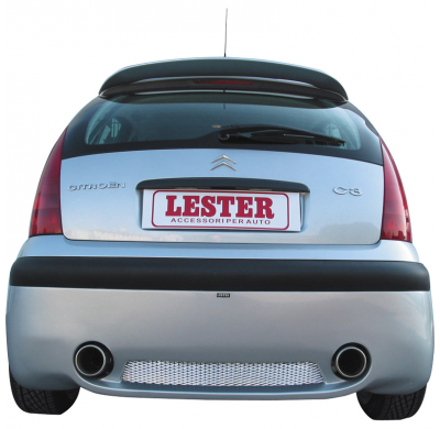 Silenciador trasero deportivo  duplex 1X102 CITROEN C3 1.1 (60CV) 2001-2008 Ø 40 CON Homologacion Europea Inoxcar