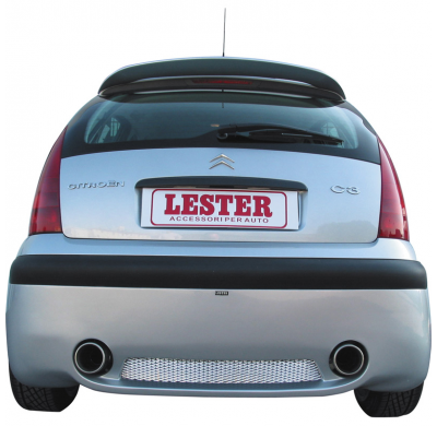 Silenciador trasero deportivo  duplex 1X102 CITROEN C3 1.6 16V (110CV) 2001-2008 Ø 45 CON Homologacion Europea Inoxcar