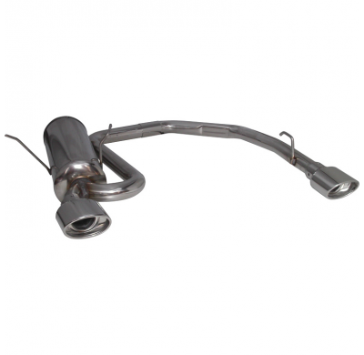 Silenciador trasero deportivo  duplex 1X120X80 CITROEN SAXO 1.6 16V VTS (118CV) 1999-- Ø 50 CON Homologacion Europea Inoxcar
