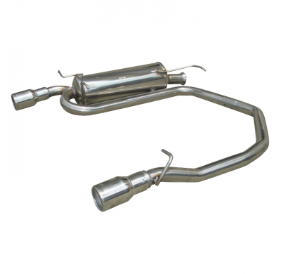 Silenciador trasero deportivo  duplex 1X102 CITROEN XSARA 1.4 (75CV) --2003 CON Homologacion Europea Inoxcar