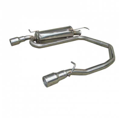 Silenciador trasero deportivo  duplex 1X102 CITROEN XSARA 2.0 HDI (90CV) --2003 CON Homologacion Europea Inoxcar