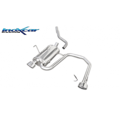 Silenciador trasero deportivo  duplex 1X120X80 FIAT PUNTO (Type 188) 1.8 16V HGT (131CV) 1999-2003 Ø 50 CON Homologacion Europea