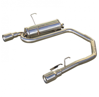 Silenciador trasero deportivo  duplex 1X80 PEUGEOT 106 2° serie 1.4 (75CV) 1996-2003 CON Homologacion Europea Inoxcar