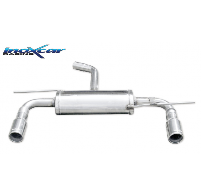 Silenciador trasero deportivo  duplex 1X80 VOLKSWAGEN GOLF 5 2.0 TDI (140CV) 2004-- Ø 55 CON Homologacion Europea Inoxcar