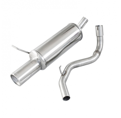 Escape trasero deportivo 1X102 VOLKSWAGEN GOLF 4 1.6 16V (105CV) 1997-2003 Ø 45 CON Homologacion Europea Inoxcar