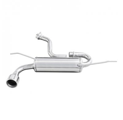 Escape trasero deportivo 1X102 VOLKSWAGEN GOLF 5 1.6 FSI (115CV) 2003-- CON Homologacion Europea Inoxcar