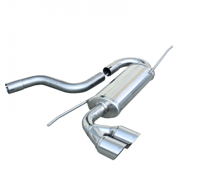 Escape trasero deportivo 2X80 RACING VOLKSWAGEN GOLF 6 1.4 TSI (160CV) 2009-- Ø 55 CON Homologacion Europea Inoxcar