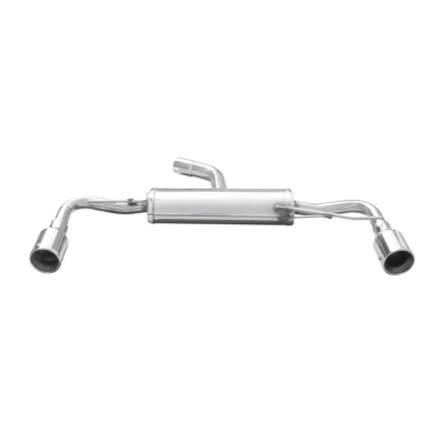 Escape trasero deportivo 1X102 Salida Izq. + Dcha. VOLKSWAGEN GOLF 6 2.0 TSI GTI (210CV) 2009-- CON Homologacion Europea Ino