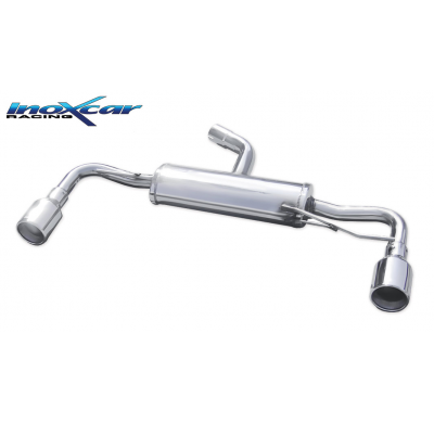 Escape trasero deportivo 1X102 Salida Izq. + Dcha. VOLKSWAGEN MAGGIOLINO 2.0 TFSI (200CV) 2012-- Ø 65 CON Homologacion Europ