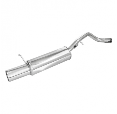 Escape trasero deportivo 1X102 VOLKSWAGEN POLO (Type 9N) 1.4 (85CV-100CV) 2001-2008 Ø 45 CON Homologacion Europea Inoxcar