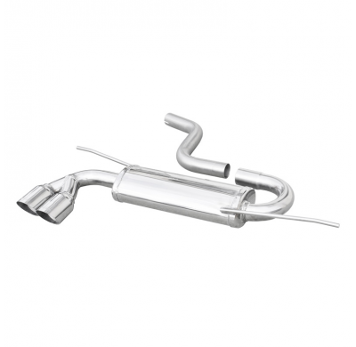 Escape trasero deportivo 2X80 RACING VOLKSWAGEN SCIROCCO 2.0 TDi (140CV) 2008-- CON Homologacion Europea Inoxcar