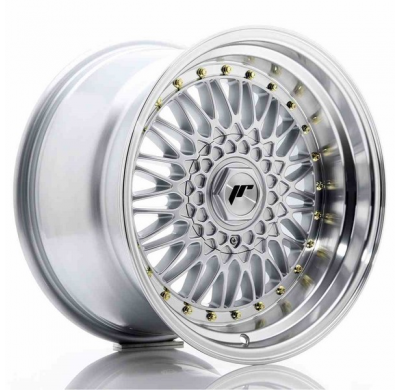 LLANTA JR Wheels JR9 17x10 ET20 5x112/120 Silver w/Machined Lip JAPAN RACING
