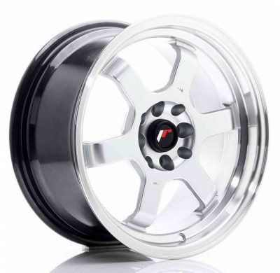 LLANTA JR Wheels JR12 16x8 ET15 4x100/114 Hyper Silver JAPAN RACING