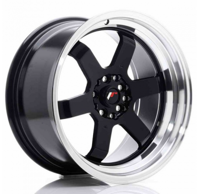 LLANTA JR Wheels JR12 17x9 ET25 5x100/114 Gloss Black JAPAN RACING