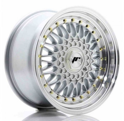 Llanta Jr Wheels Jr9 16x8 Et25 4x100/108 Silver W/Machined Lip Japan Racing