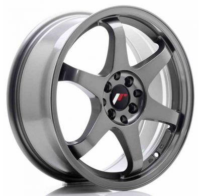 LLANTA JR Wheels JR3 17x7 ET40 5x100/114 Gun Metal JAPAN RACING