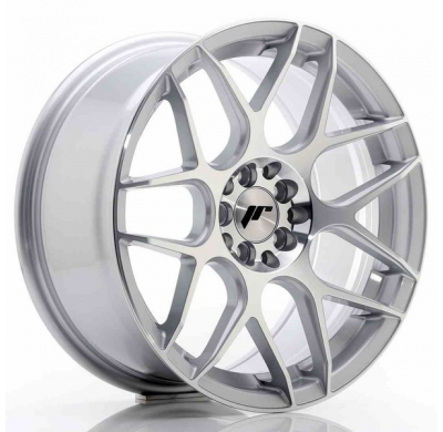 LLANTA JR Wheels JR18 17x8 ET25 4x100/108 Silver Mach JAPAN RACING