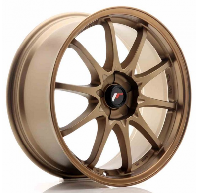 LLANTA JR Wheels JR5 18x8 ET35 5H BLANK Dark Anodized Bronze JAPAN RACING