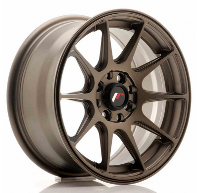 LLANTA JR Wheels JR11 15x7 ET30 4x100/114 Matt Bronze JAPAN RACING