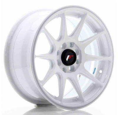 LLANTA JR Wheels JR11 15x7 ET30 4x100/108 White JAPAN RACING