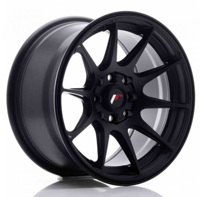 Llanta Jr Wheels Jr11 15x8 Et25 4x100/114 Flat Black Japan Racing