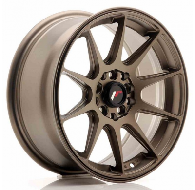 LLANTA JR Wheels JR11 16x7 ET25 4x100/108 Matt Bronze JAPAN RACING