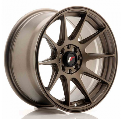 LLANTA JR Wheels JR11 16x8 ET25 4x100/108 Matt Bronze JAPAN RACING