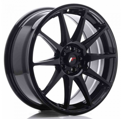Llanta Jr Wheels Jr11 18x7,5 Et40 5x112/114 Glossy Black Japan Racing