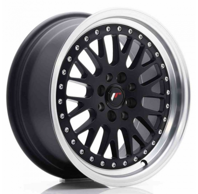 Llanta Jr Wheels Jr10 16x7 Et30 4x100/108 Matt Black W/Machined Lip Japan Racing