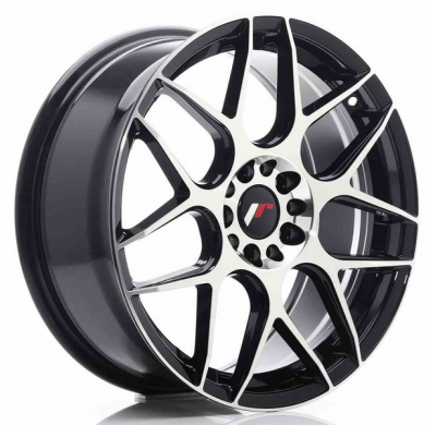 LLANTA JR Wheels JR18 18x7,5 ET40 5x112/114 Black Machined JAPAN RACING