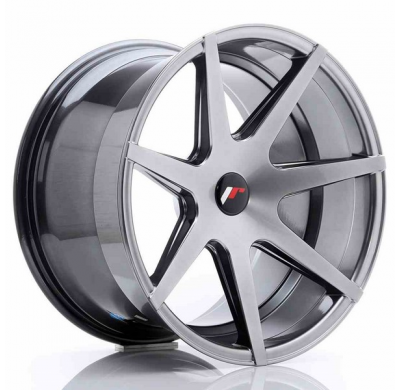 LLANTA JR Wheels JR20 19x11 ET25-40 5H Blank Hyper Black JAPAN RACING
