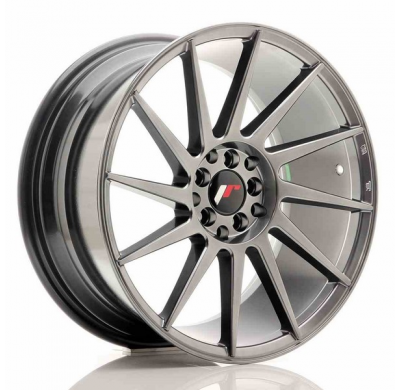 Llanta Jr Wheels Jr22 18x8,5 Et40 5x112/114 Hyper Black Japan Racing