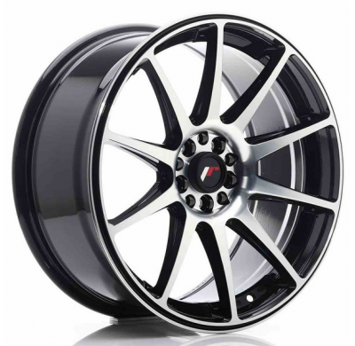 LLANTA JR Wheels JR11 18x8,5 ET40 5x112/114 Black Machined JAPAN RACING