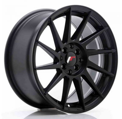 LLANTA JR Wheels JR22 17x8 ET35 4x100/114 Matt Black JAPAN RACING