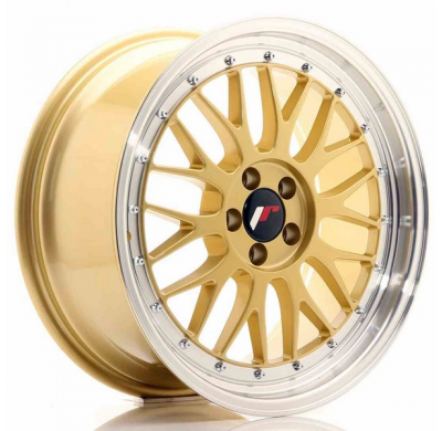 LLANTA JR Wheels JR23 18x8,5 ET45 5x112 Gold w/Machined Lip JAPAN RACING