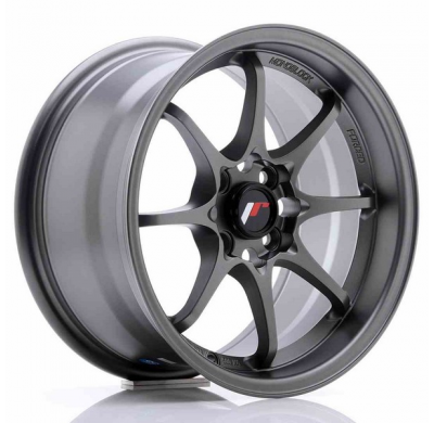 Llanta Jr Wheels Jr5 15x8 Et28 4x100 Matt Gun Metal Japan Racing