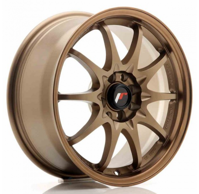 Llanta Jr Wheels Jr5 16x7 Et30 4x100/108 Dark Anodized Bronze Japan Racing