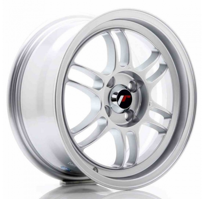 Llanta Jr Wheels Jr7 15x7 Et38 4x100 Silver Japan Racing