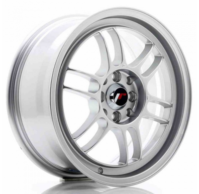 Llanta Jr Wheels Jr7 16x7 Et38 4x100/114 Silver Japan Racing