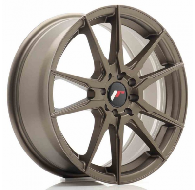 LLANTA JR Wheels JR21 17x7 ET40 5x100/114 Matt Bronze JAPAN RACING