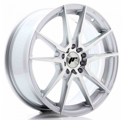 LLANTA JR Wheels JR21 17x7 ET40 5x100/114 Silver Machined JAPAN RACING