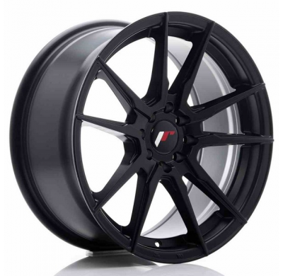 Llanta Jr Wheels Jr21 17x8 Et35 5x100/114 Matt Black Japan Racing