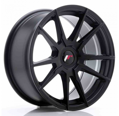 LLANTA JR Wheels JR21 17x8 ET35 Blank Matt Black JAPAN RACING