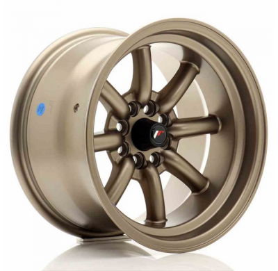LLANTA JR Wheels JR19 15x9 ET-13 4x100/114 Matt Bronze JAPAN RACING
