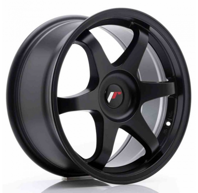 Llanta Jr Wheels Jr3 17x8 Et35 Blank Matt Black Japan Racing