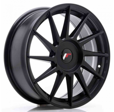 LLANTA JR Wheels JR22 17x7 ET35-40 BLANK Matt Black JAPAN RACING