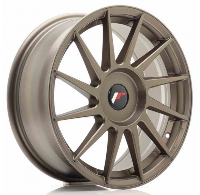 LLANTA JR Wheels JR22 17x7 ET35-40 BLANK Matt Bronze JAPAN RACING