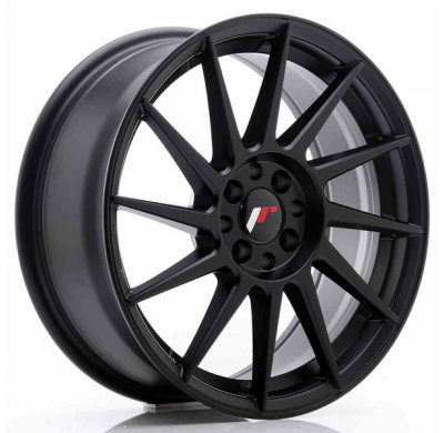 LLANTA JR Wheels JR22 17x7 ET25 4x100/108 Matt Black JAPAN RACING