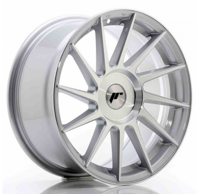 LLANTA JR Wheels JR22 17x8 ET25-35 BLANK Silver Machined Face JAPAN RACING