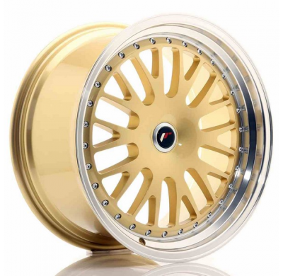 LLANTA JR Wheels JR10 19x9,5 ET20-35 Blank Gold w/Machined Lip JAPAN RACING